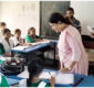 হঠাৎ স্কুল পরিদর্শনে এসে ক্লাস করালেন ইউএনও