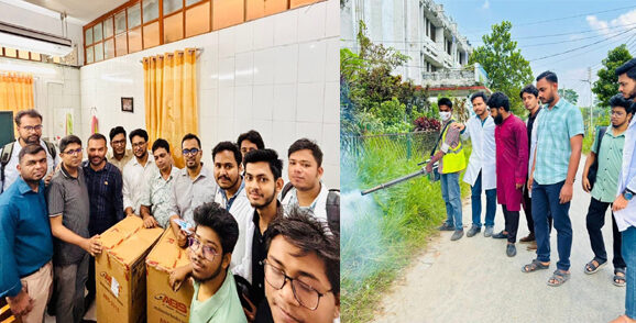 নবগঠিত শেবাচিম ছাত্রদলের নানা উদ্যােগ