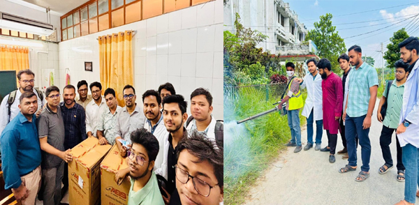 নবগঠিত শেবাচিম ছাত্রদলের নানা উদ্যােগ