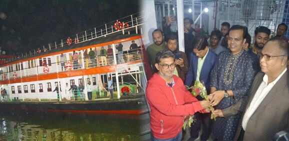 মাত্র ২০ যাত্রী নিয়ে বরিশালে পৌঁছাল শতবর্ষী স্টিমার ‘পিএস মাহসুদ’