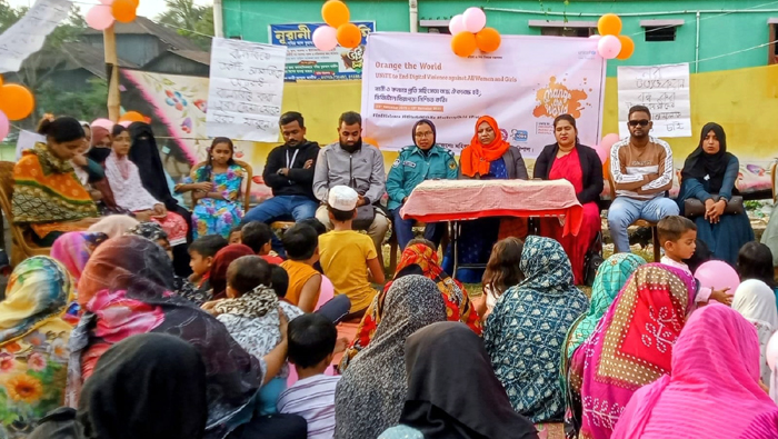 বরিশালে আন্তর্জাতিক নারী সহিংসতা প্রতিরোধ পক্ষ পালিত