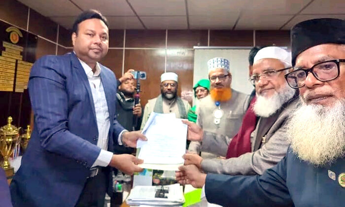 বরিশাল-৪ আসনে জামায়াত প্রার্থীর মনোনয়নপত্র দাখিল