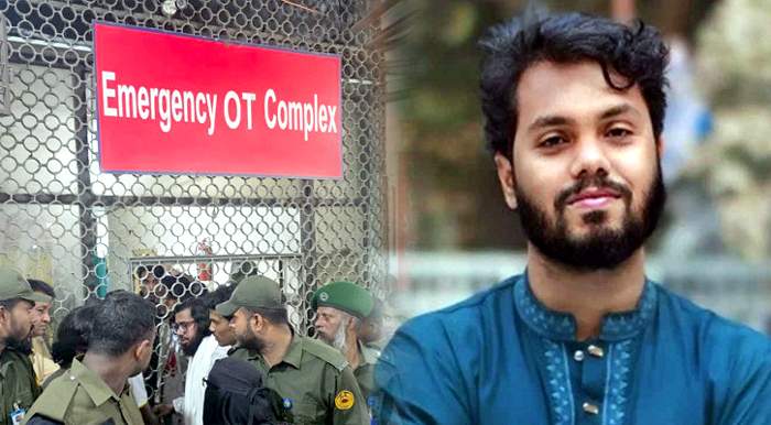 ওসমান হাদীর মাথায় গুলি ঢুকে বেরিয়ে যায় : চিকিৎসক