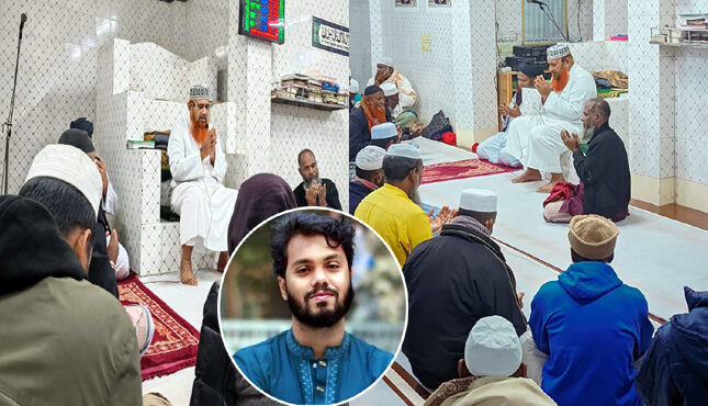 সন্ত্রাসী হামলায় আহত হাদীর সুস্থতা কামনায় কুয়াকাটায় দোয়া মোনাজাত