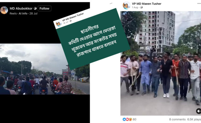 মঈন তুষারের গ্রেপ্তারে ফ্যাসিস্ট দোসরদের ফেসবুকে মাতম