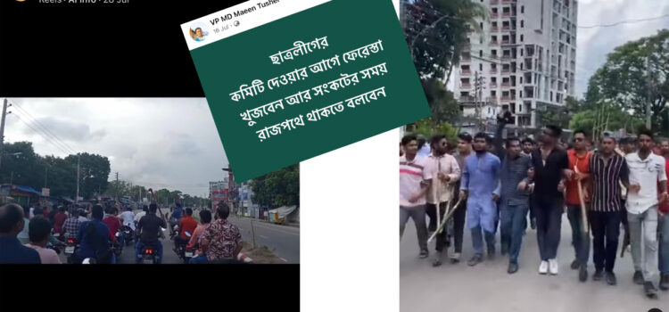 মঈন তুষারের গ্রেপ্তারে ফ্যাসিস্ট দোসরদের ফেসবুকে মাতম