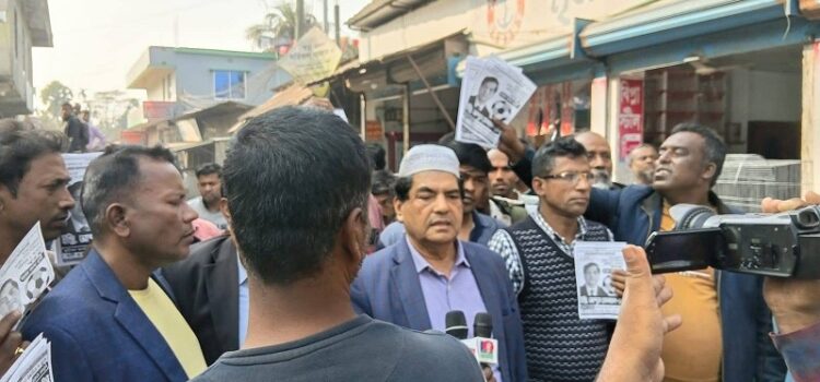 বরিশাল-১ আসনে ‘বিদ্রোহী’ প্রার্থীর প্রচারে বিএনপির বাধা
