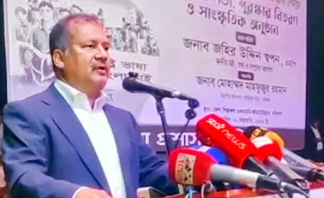 স্বাধীন গণমাধ্যম না থাকলে দেশে গণতন্ত্র চলতে পারে না : তথ্যমন্ত্রী