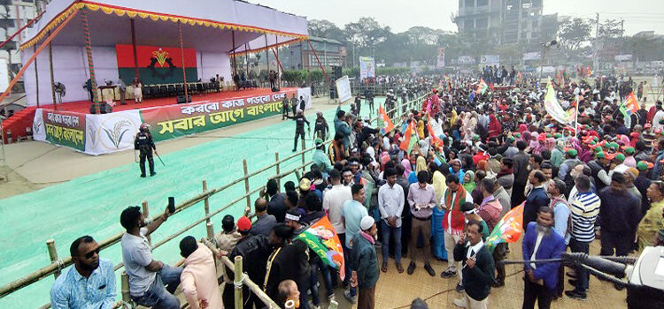 বরিশালে তারেকের সমাবেশ ঘিরে উৎসবের আমেজ