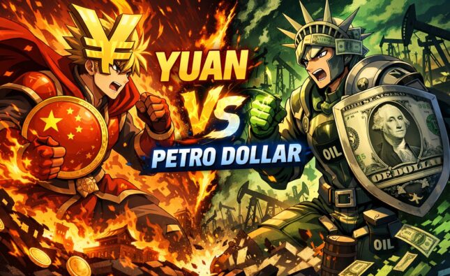 ইউয়ান ভার্সেস পেট্র ডলার: খেলা যে চলছে কোন লেভেলে!