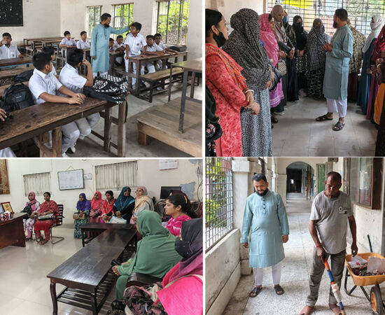 রমজানের ছুটি শেষে বরিশাল জিলা স্কুল ফের প্রাণচঞ্চল হয়ে ওঠেছে