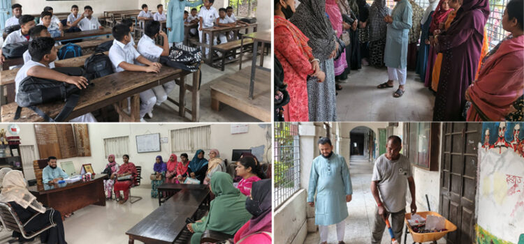 রমজানের ছুটি শেষে বরিশাল জিলা স্কুল ফের প্রাণচঞ্চল হয়ে ওঠেছে