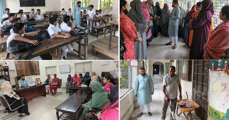 রমজানের ছুটি শেষে বরিশাল জিলা স্কুল ফের প্রাণচঞ্চল হয়ে ওঠেছে